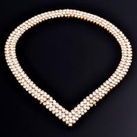 Van Cleef & Arpels A CHEVAL 5 Row 18K Gold & Diamond Necklace - Sold for $185,600 on 11-09-2023 (Lot 1110).jpg